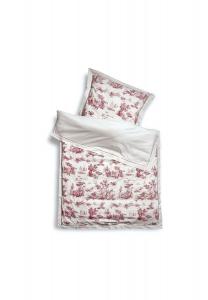 Постельное белье Toile Rouge белый/красный Loberon, цвет Gesamt Breite Rot