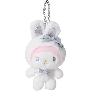 Коллекция First Snow Bunny My Melody совместимые куклы для детей от 3 лет плюшевый подвес высота 15см Sanrio