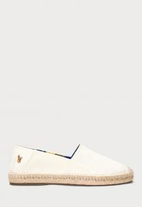 Лоферы Polo Ralph Lauren CEVIO WASHED CANVAS ESPADRILLE, Cream/White