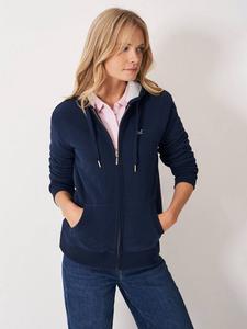 Борг худи на молнии с подкладкой Crew Clothing