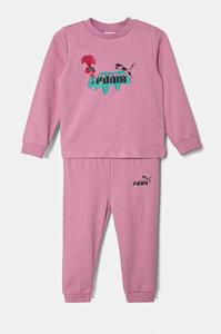 Детский спортивный костюм Puma X TROLLS Minicat Crew Jogger TR, розовый