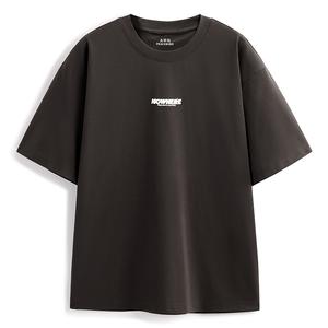 Футболка с принтом на спине Jonas Collaboration American Trendy PEACEBIRD MEN, rock коричневый 1