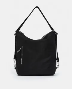 Сумка-трансформер через плечо в красный рюкзак Mandarina Duck, черный