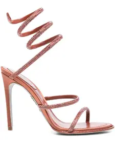 Сандалии Cleo 100 мм René Caovilla, красный