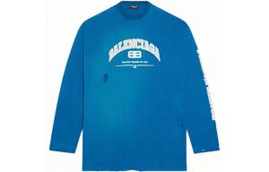 Мужская футболка Balenciaga, синий