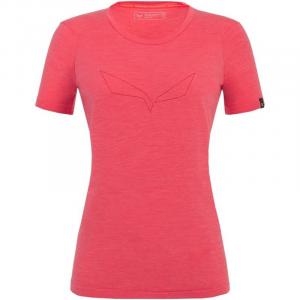 Футболка pure eagle amr w smles tshirt. Salewa, красный