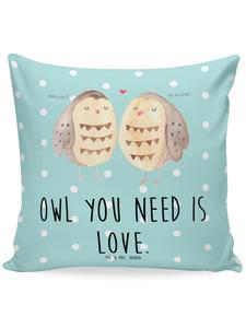 Подушка Mr. & Mrs. Panda, цвет türkis pastell