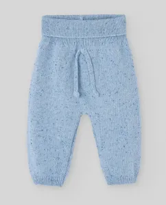 Длинные вязаные детские брюки коллекции Deva PAZ Rodríguez, светло-голубой
