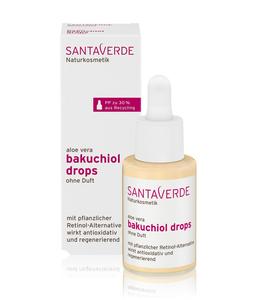 Сыворотка для лица SANTAVERDE Bakuchiol Drops ohne Duft, 30 ml