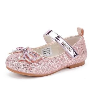 Детские кожаные туфли Детские низкие Bobdog, розовый