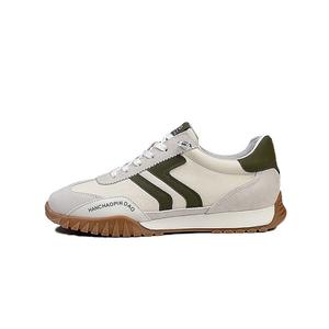 Devanro Износостойкие, легкие, дышащие и нескользящие мужские кеды низкие бело-зеленые, цвет White Green