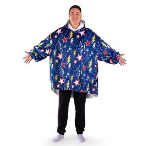 Носимое одеяло из шерпы Bare Home для взрослых размера, цвет Superhero