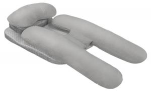 Подушка для сна на боку Vercart 3855, серый