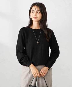 Вязаная футболка с круглым вырезом и центростремительным узором, пригодная для стирки (добавлены новые цвета) Avv, цвет Black