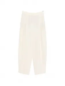 Брюки с защипами и объемными штанинами The Andamane, белый