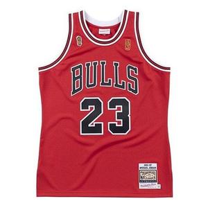 Джерси Mitchell & Ness NBA Authentic Jersey Chicago Bulls 1996-97 Michael Jordan 'Red', красный