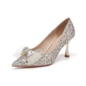 Туфли на тонком каблуке высотой 7,5 см для женщин DAPHNE, Gold