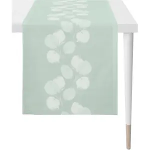 Дорожка для стола 2717 LOFT STYLE, жаккард Apelt, светло-зеленый/белый