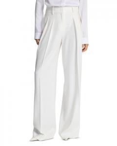 Брюки-слаучи с пайетками Michael Kors Collection, белый