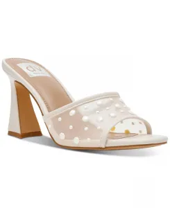 Женские сандалии Yossi Pearl Mesh Slide Dress DV Dolce Vita, белый