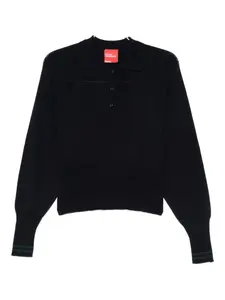 Поло на пуговицах Merci, синий