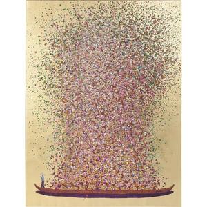 Картина на холсте Kare Design Touched Flower Boat, 80x100x4 см, розовый