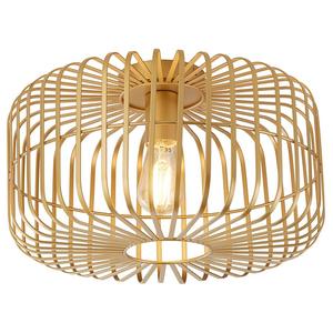 Потолочный светильник searchlight Cage Flush, сталь - золото - 1-световой