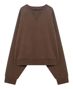 Свитер с круглым вырезом Entire Studios, коричневый