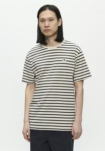 Футболка DOUBLE A BY W.W. WW ACE STRIPE, Black Beauty/Black Denim