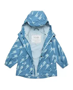 Детский непромокаемый дождевик Lightning Kids Bolt из переработанных материалов (унисекс) Snapper Rock, синий