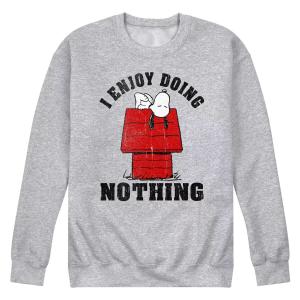 Мужской свитшот с рисунком Peanuts Snoopy I Enjoy Doing Nothing Licensed Character