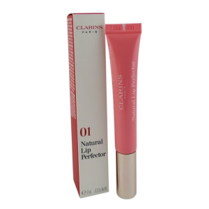 Натуральный перфектор для губ Instant Light, оттенок 01 Rose Shimmer, 12 мл Clarins