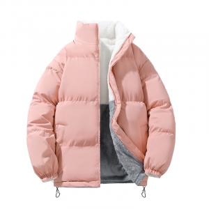 Пуховик Unisex Stand Collar Moderate VanCamel, розовый