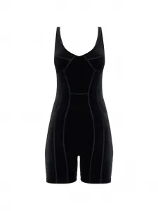 Комбинезон с отделкой швами Vetements, черный