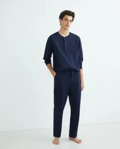 Мужские пижамные штаны из экологически чистого хлопка Emidio Tucci, синий