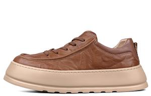 Кроссовки мужские Lifestyle Shoes Men Low-Top Zuozhe, темно-коричневый