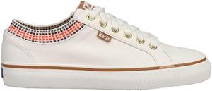 Женские кеды Keds Jump Kick с ребристым трикотажем и шнуровкой, белый