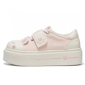 Скользоустойчивые, износостойкие, дышащие низкие женские скейтерские туфли Komanic, розовый