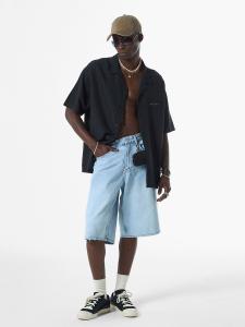 Рубашка на пуговицах Comfort fit VAMOS CLO, черный