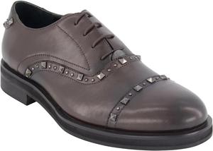 Мужские оксфорды из кожи с заклепками Karl Lagerfeld Paris, коричневый