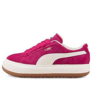 Кроссовки suede mayu up 'wine red creamwhite' Puma, красный