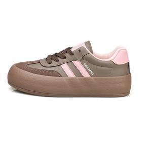 Кеды, скейтборд обувь женская низкая B10Crown, цвет Pink/Brown