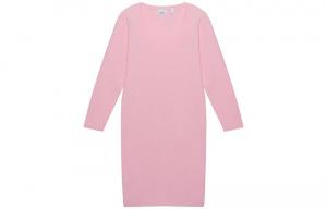 Платье женское Burberry с длинными рукавами, розовый