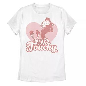 Футболка Disney Emperor's New Groove Kuzco No Touchy для юниоров Licensed Character, белый