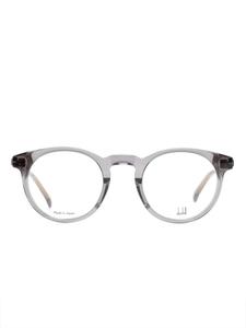 Dunhill очки в круглой металлической оправе, серый