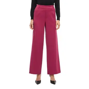 Широкие брюки с высокой талией от Vila Varone, розовый