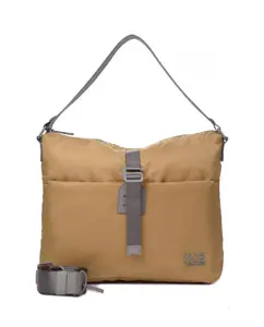 Сумка на плечо с крючком-хобо цвета охры Kcb, коричневый