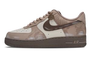 Nike Air Force 1 Fall Travelogue Abrasion Resistant низкие скейтборд обувь Unisex Brown
