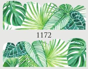 Водные наклейки для ногтей - №1172, Raisin