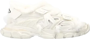 Кроссовки Balenciaga Wmns Track Sandal 'Beige Fur', белый